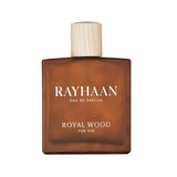 Rayhaan Royal Wood Eau de Parfum Spray Wood Collection for Men 3.4 Oz / 100ml EDP