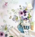 3D Vase Flower Lily K4649 Wallpaper Mural Self-adhesive Removable Sticker Kay Lily