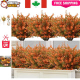 Lifelike 10 Pack Boxwood Plants - Perfect for Elegant Indoor/Outdoor Decoration Flowering Plants