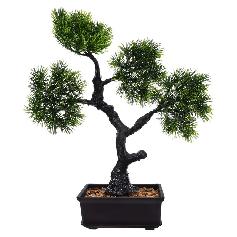 Welcoming Pine: Fake Plant Decoration - Potted Artificial House Plants - Pine Green Plant