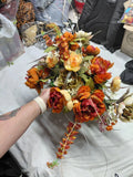 fall-themed artificial floral arrangement. Sunflower
