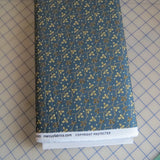 By The Yard ~ Haberdashery Blue Vine By Marcus $3.99 Ships ANY Amount Fabric Flowering Plants
