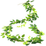 2m Artificial Wisteria Flowers Vine Garland Wedding Arch Decorations Fake Plant+ Green Plant