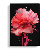 Carnation Flower Abstract No.3 Canvas Wall Art Print Framed Picture Home Decor Carnation