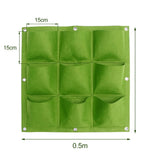 Garden Wall Planter Grow Bags Felt Fabric Aquatic Planting Growing Vertical Garden Plants