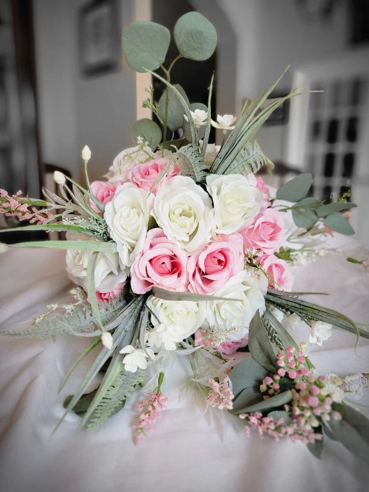 Wedding Bouquet and Boutenniere Bridal Flower Bouquet Bouquet