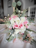 Wedding Bouquet and Boutenniere Bridal Flower Bouquet Bouquet