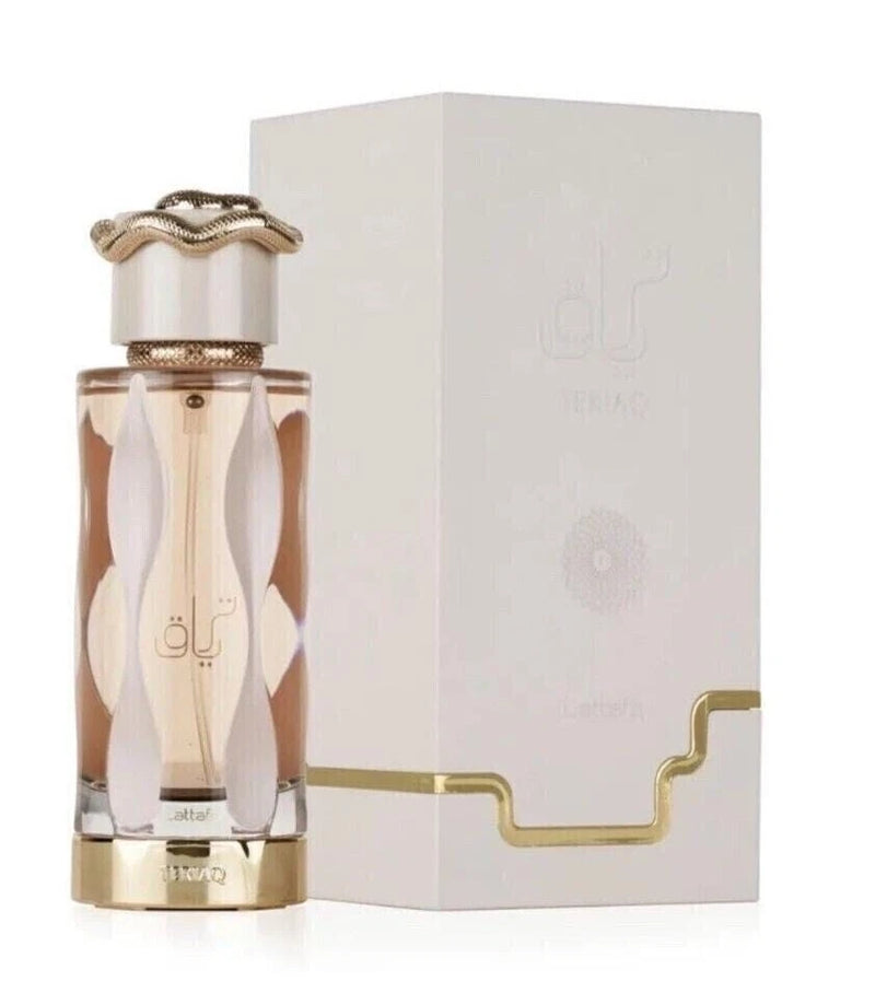 Teriaq By Lattafa 3.4/3.3 Eau De Parfum Spray For Unisex New In Box EDP