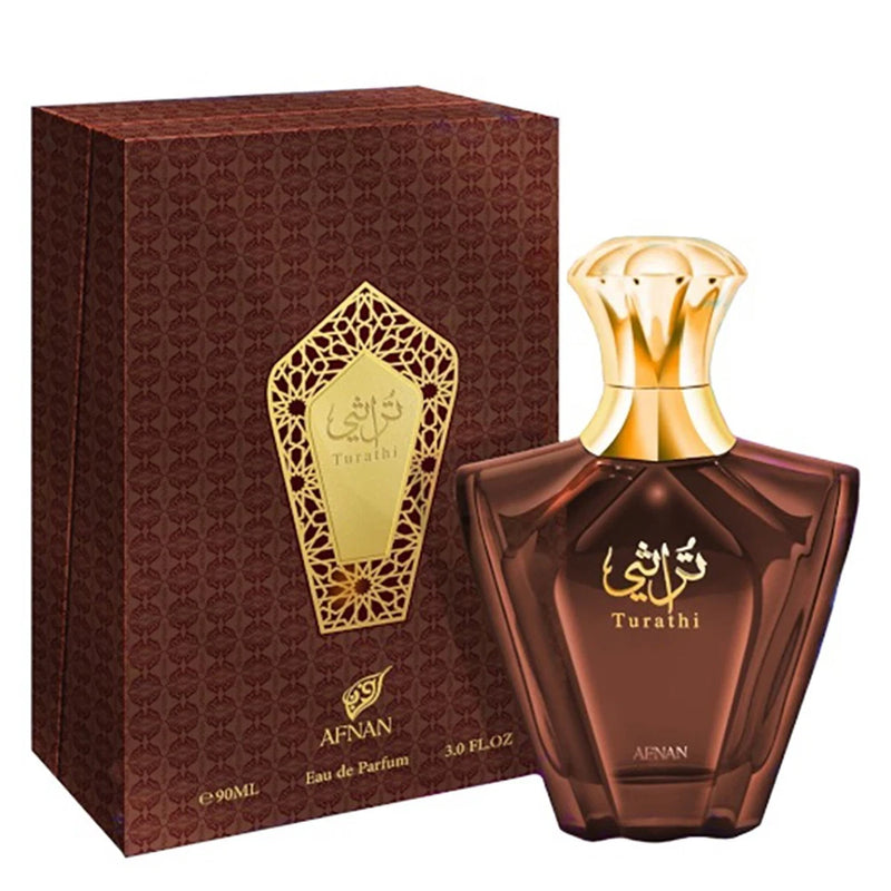 Afnan Men's Turathi Brown EDP Spray 3.0 oz Fragrances 6290171070603 EDP