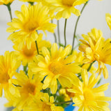 23" Yellow Artificial Wildflower Daisy Floral Bush Daisies
