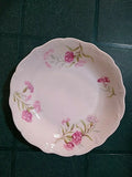 Charles Ahrenfeldt Limoges Pink Carnation pattern soup bowl 7 1/4" wide Carnation