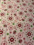 snuggle flannel fabric- By The Yard  - Floral Flowering Plants