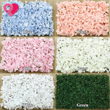 4-30 Bulk Silk Hydrangea Flower Foliage Grass Leave Panel Wall Mat Backdrop Deco Hydrangea