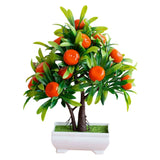 Fake Plant Desktop Artificial Tree Plastic Plants Bonsai Decor for Photograph Green Plant