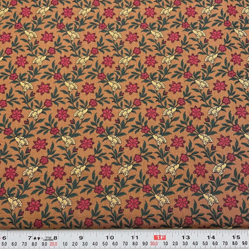 Snow Country by Thimbleberries for RJR Fabrics Floral Cotton by the HALF YARD Flowering Plants