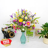 Yawwind Spring Flowers, 12pcs, 17" Daisy Floral Stems Daisies