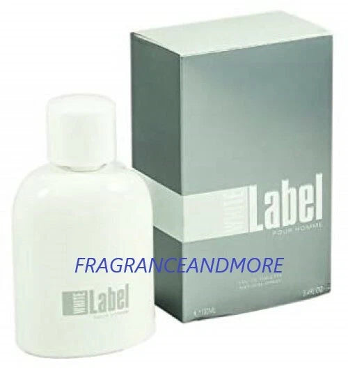 GEPARLYS WHITE LABEL POUR HOMME 3.4 OZ / 100 ML EAU DE TOILETTE SPRAY NEW IN BOX EDT