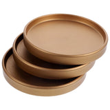3 Pcs Flower Pot Trays Ceramic Potted Plant Small Plate Gardening Water Garden Plants