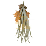 Faux Mature Reindeer Grass Stem Green Artificial Flower Indoor Outdoor Garden Green Plant