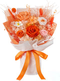 Flowers for Delivery , Mother's Day Forever Flowers Bouquet, Preserved Orange... Hydrangea