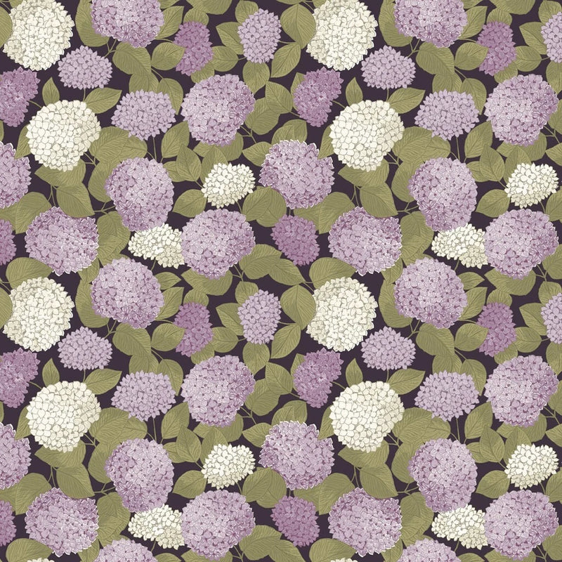 Dawn Melody multi color Packed Hydrangeas Y4238-55 BTHY Fabric Clothworks Hydrangea