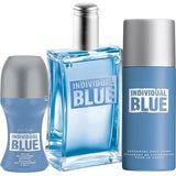 AVON Set of Individual Blue 3.4oz EDT Perfume Deodrant and Body Spray 5.07oz Men EDT
