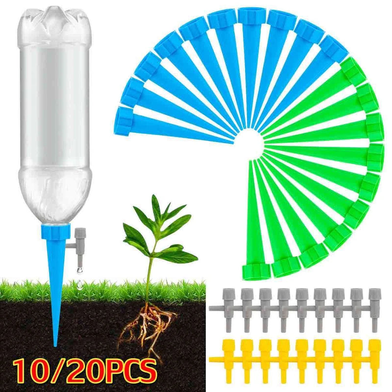 10/20pcs Garden Plant Automatic Self Watering Spikes Stakes Valve Waterer Device Garden Plants