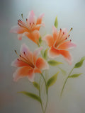 Orange Lily Flower Botanical Art Poster 18x24in Lily