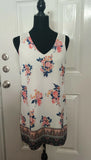 Lily Rose Floral Shift Dress Womens Size Small Lily