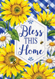 12.5 x 18 Sunflowers and Daisies Garden Flag Sunflower