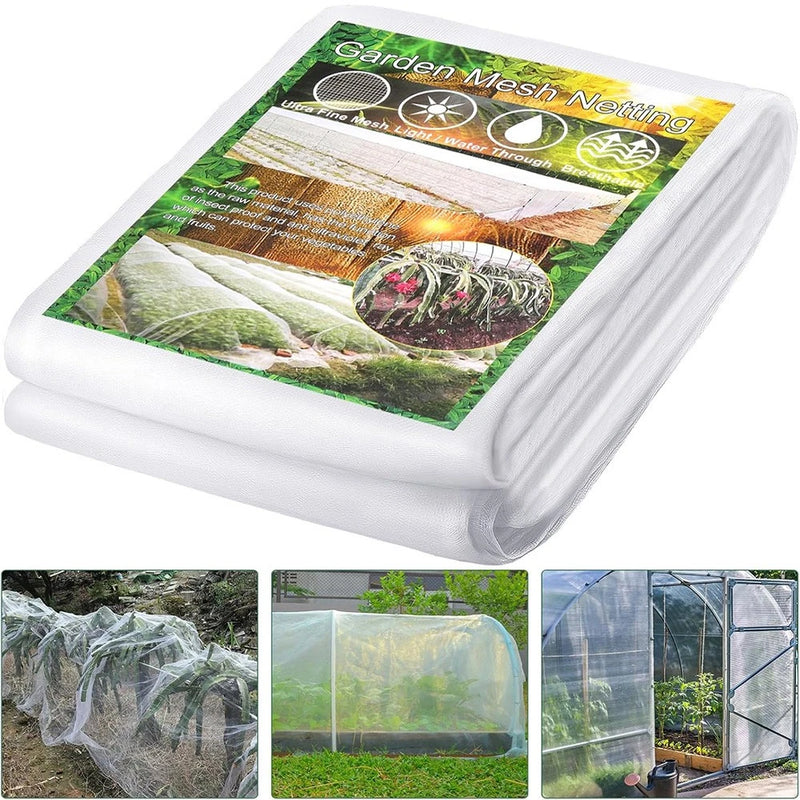 8' x 100' 50' 30' Mesh Netting Pest Barrier Protect Garden Plant from Birds Bugs Garden Plants