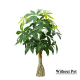 95Cm Large Artificial Plants Fake Monstera Tree Plastic Palm Leaves Tropical Gre Green Plant