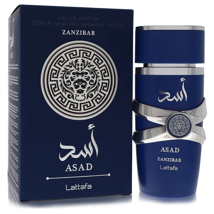 Lattafa Asad Zanzibar 3.4 oz Eau de Parfum Spray Cologne for Men - New In Box EDP