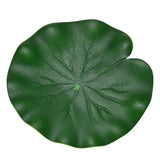 1-Pack Artificial Floating Foam Water Lily Pad Leaves, 4inch/10cm [Green] Green Plant