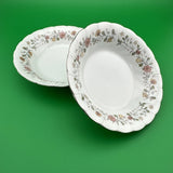 2 Sheffield Bouquet Porcelain Fine China Floral Dessert Bowl 5.5" Made In Japan Bouquet