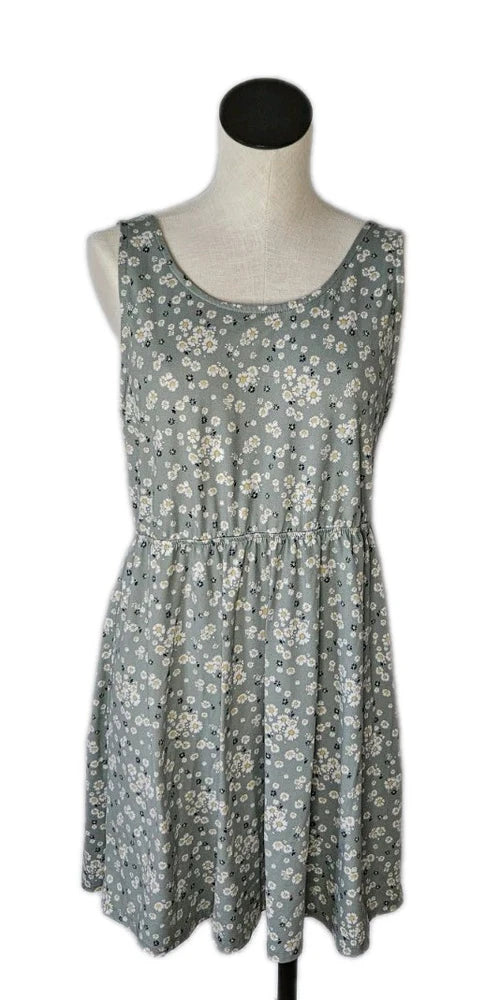 Girls Flowered Midi Dress Sunflower XL Sunflower