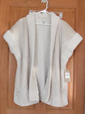 Women's Frye & Co Faux Suede & Sherpa Vest in Pampas Grass (Cream) Size 1X - NWT Pampas Grass