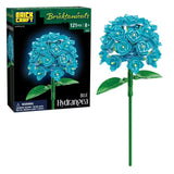 Bricktanicals Hydrangea Building Kit Artificial Flower Craft, Gift for Him & Her Hydrangea