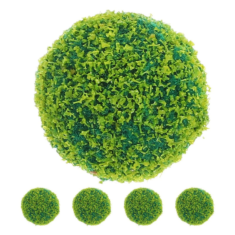 5 Pcs Artificial Plant Faux Green Topiary Hanging Grass Decor Green Plant