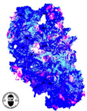 Pink UV ARK Reef Rock DRY Aragonite Base, Porous Aquariums Live GLOWS UNDER BLUE Anemone