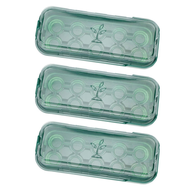 3PCS Gardening Plants Nursery Trays Plant Breeding Trays Germination Trays Garden Plants