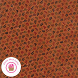 Moda NATURE'S GLORY 9586 17 Orange Leaves Floral KANSAS TROUBLES Quilt Fabric Flowering Plants