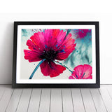 Carnation Flower Art Abstract Framed Canvas Wall Art Print Poster Picture Carnation