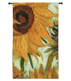 31x55 FLOWERS OF THE SUN Sunflower Floral Van Gogh Tapestry Wall Hanging Sunflower