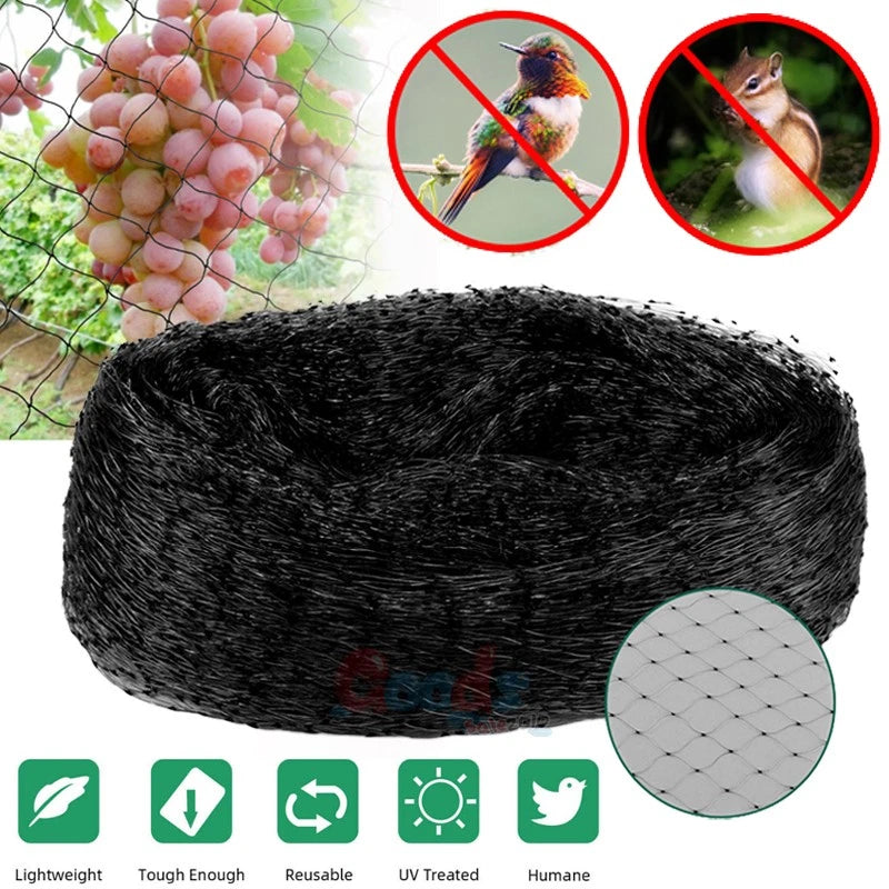 6FT-100FT Anti Bird Netting Plants Crops Tree Pond Protection Net Garden Mesh Garden Plants