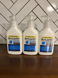 Lot of 3 AmLactin Intensive Healing Body Lotion for Dry Skin 7.9 oz ea - NEW Bouquet