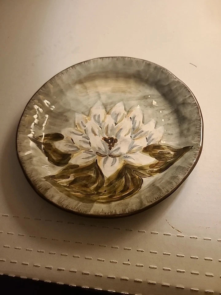 WATELOO WATER LILY  PLATTER BY TABLETOPS UNLIMITED Lily