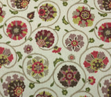 P KAUFMANN PAMIR CITRUS SUZANI PINK FLORAL VINE MULTIUSE FABRIC BY YARD 54"W Flowering Plants