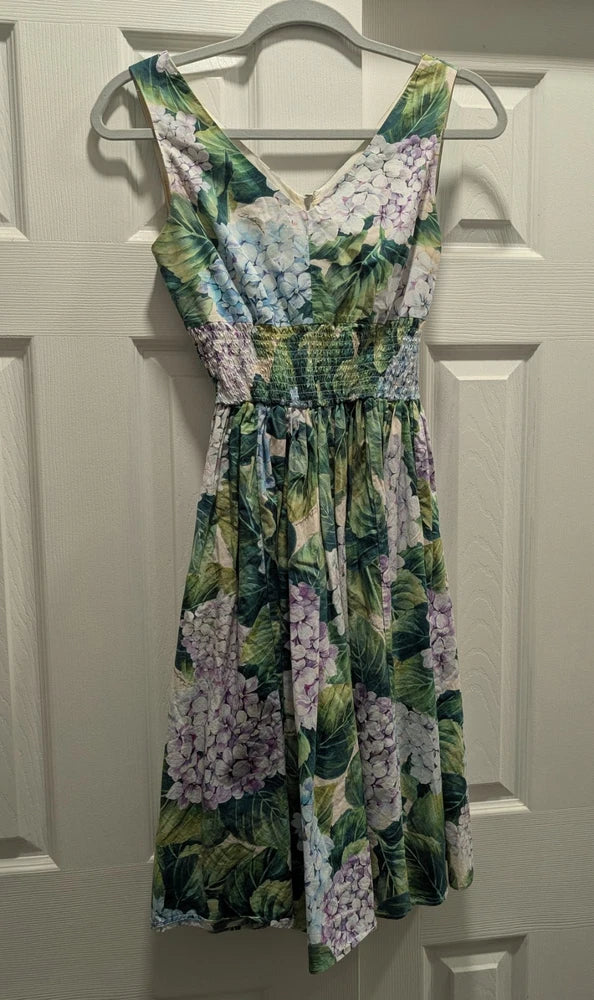 Dolce and Gabanna Hydrangea dress Size 36 IT Hydrangea