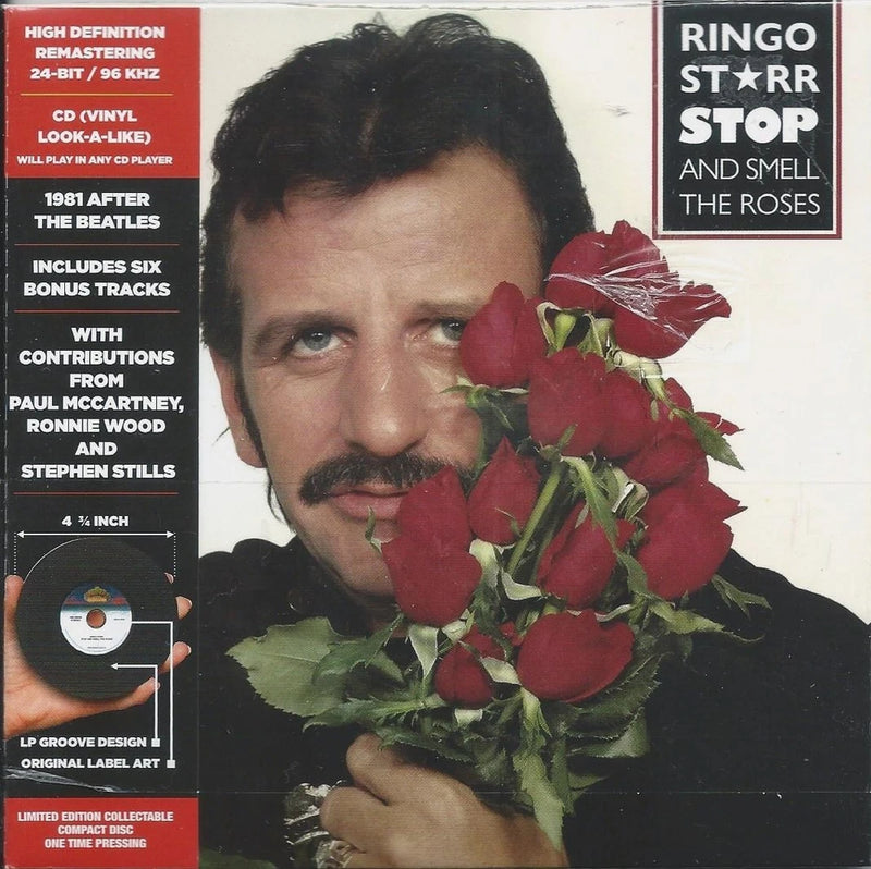 RINGO STARR Stop and Smell the Roses sealed CD with red rose cover art